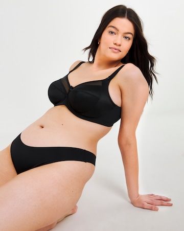 Goddess Keira Full Cup Wired Bra Black