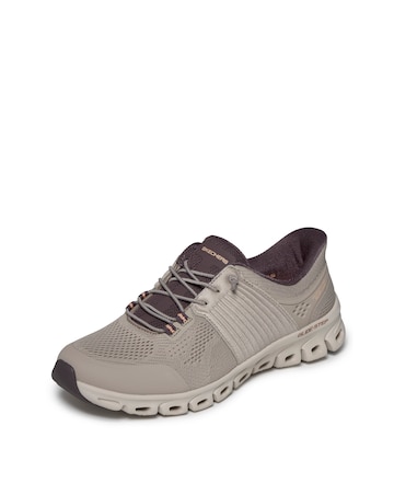 Skechers Dark Taupe Glide-Step Stargaze Slip-In Trainers - Standard Fit (D)