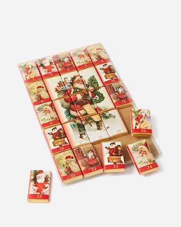 House of Dorchester Father Christmas Advent Calendar Chocolate Slims