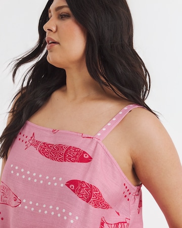 Pink Placement Print Cami