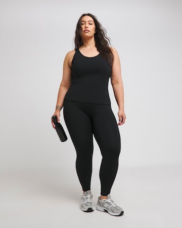 SB3 MAGISCULPT Black Active 360 Control Longline Sleeveless Active Sports Top