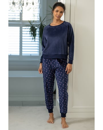 Pour Moi Cosy Fleece Sweatshirt and Jogger Pyjama Set