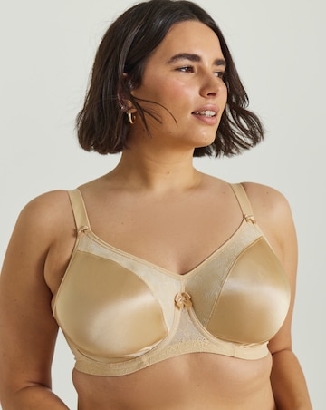 Goddess Yvette Moulded Full Cup Wired Bra Nude