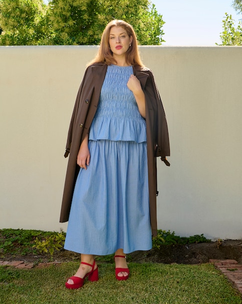 Chocolate Essential Trench Coat
