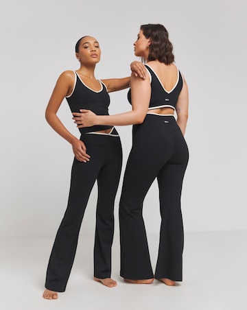 TALA DayFlex Contrast Trim Wrap High Waisted Yoga Pant