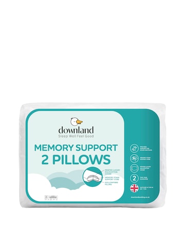 Downland Pair of Memory Support Pillows