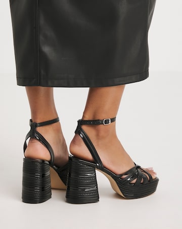 Patsy Feature Heel Sandals Extra Wide EEE Fit