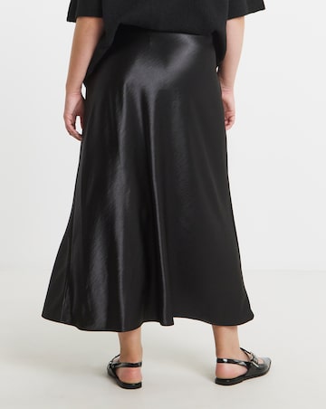 Simply Be Satin Maxi Skirt