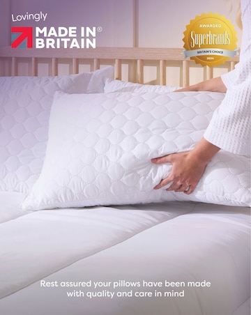 Slumberdown Sleep Soundly Rebound Firm Support Pillows - 4 Pack