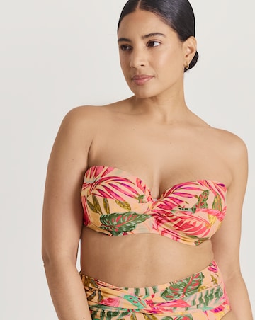 MAGISCULPT Twist Front Underwired Bandeau Bikini Top