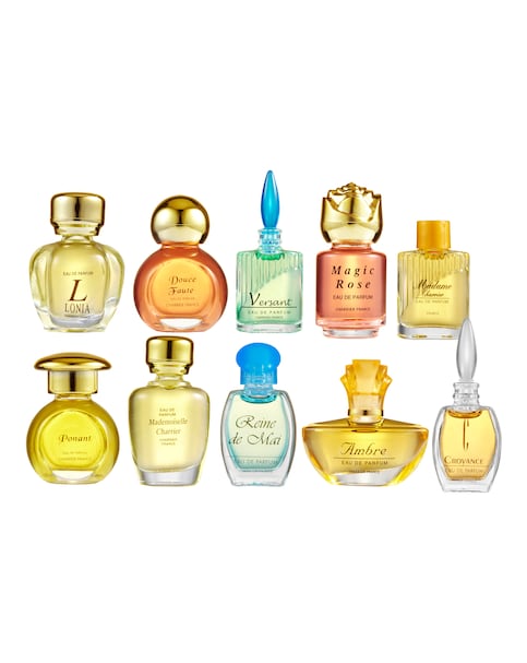 Charrier Set Of 10 Mini Fragrances In Gift Box