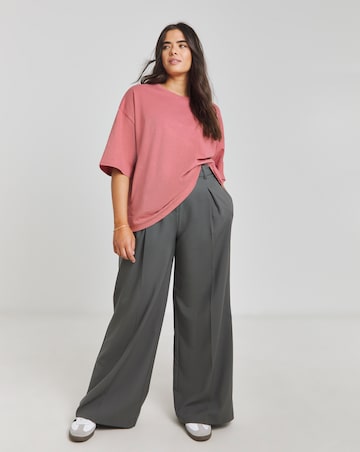 Blush Slub Crew Neck T-Shirt