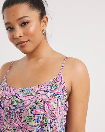 Short Viscose Tiered Nightie
