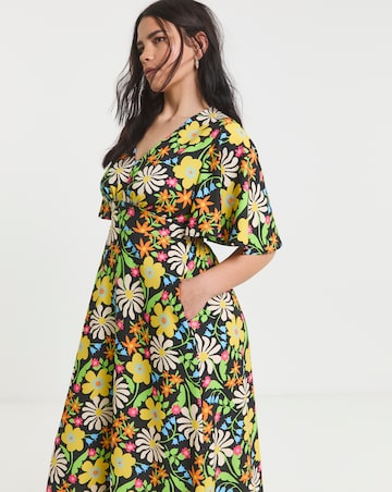 Twisted Wunder Kai Floral Dress
