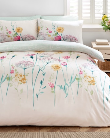 Catherine Lansfield Meadowsweet Floral Duvet Cover Set