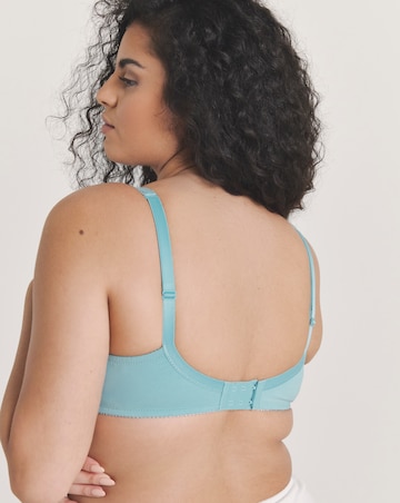 Pretty Secrets (2 Pack) New Jane Cotton Wired Full Cup Bras (D-K) Pink/Blue