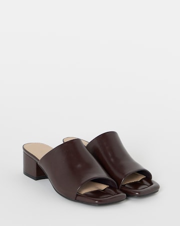 Echo Low Block Heel Mules - Extra Wide Fit (EEE)