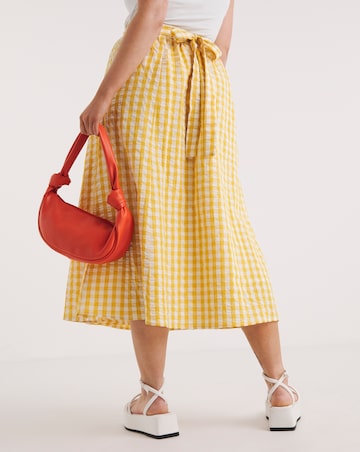 Joe Browns Gingham Midi Skirt