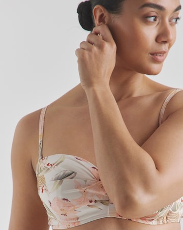 MAGISCULPT Twist Front Bandeau Underwired Bikini Top