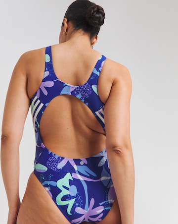 adidas Floral 3 Stripes Swimsuit