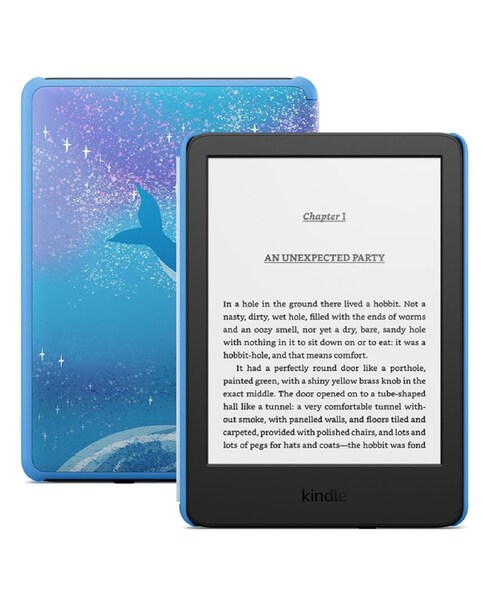 Amazon Fire 7 (2024) HD Kids Edition 6in 16GB Tablet - Space Whale
