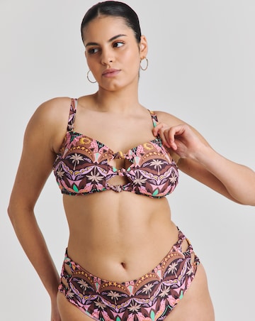 Simply Be Knot Detail Bandeau Bikini Set