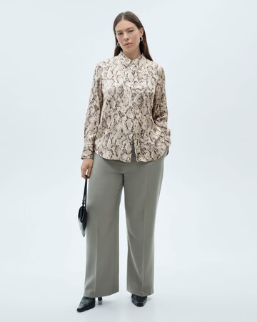 Mango Ideale Snake Print Shirt