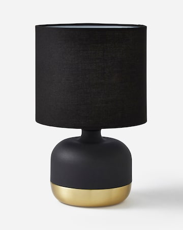 Black and Gold Touch Table Lamp