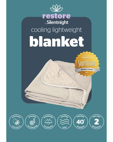Silentnight Restore Cooling Lightweight Blanket Natural