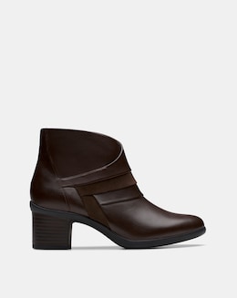 Clarks Shaya Sky Leather Boot Standard Fit