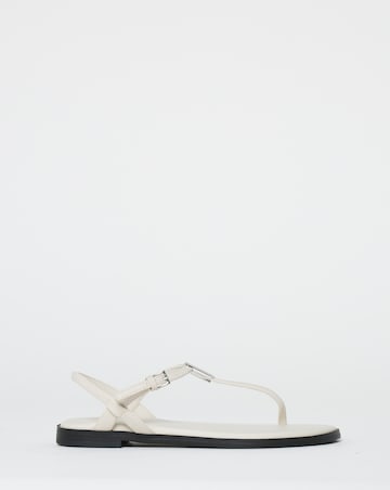 Rocky T Bar Hardware Detail Flat Sandals - Wide Fit (E)