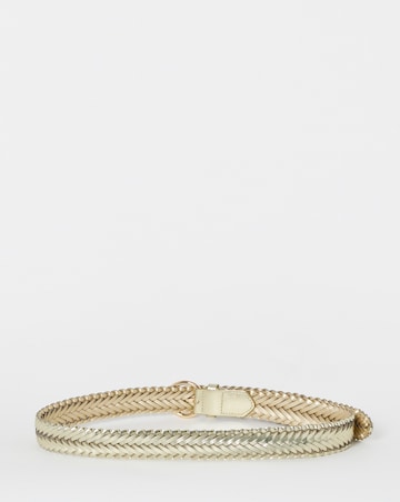 Metallic Weave Jean Belt