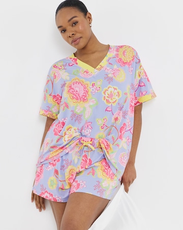 Figleaves Floral Pyjama Short Set