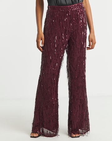 Joanna Hope Sequin Trousers