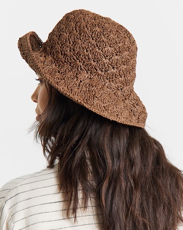 Chocolate Crochet Bucket Hat