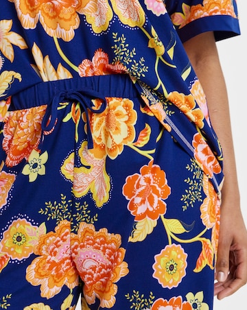 Figleaves V-Neck Pyjama Set Floral Print