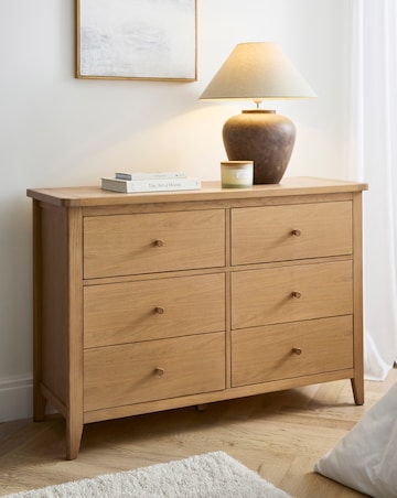 Caitlin Ready Assembled Wooden Large Chest of Drawers