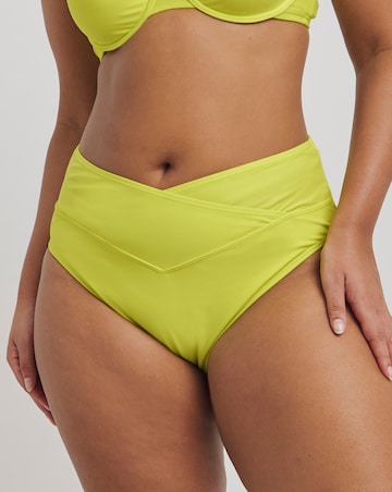 Figleaves RENE High Waist High Leg Wrap Bikini Brief
