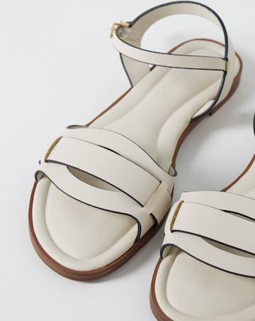 Lucia Woven Two Part Sandals - Wide Fit (E)