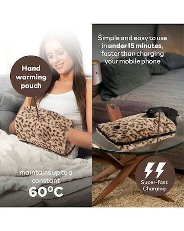 Carmen Spa Rechargeable Hot Water - Leopard