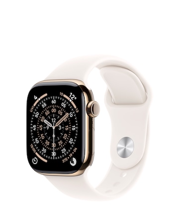 Apple Watch Series 11 GPS + Cellular 42mm - Light Blush Sport Band - S/M