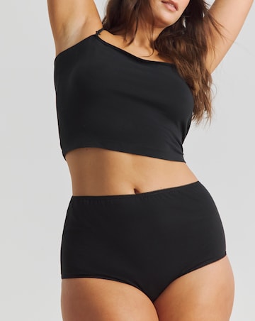 Pretty Secrets (7 Pack) Full Fit Knickers Black