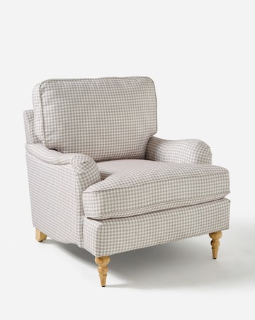 Wisteria Gingham Armchair