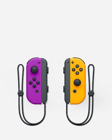 Nintendo Switch Joy-Con Controller Pair - Neon Purple/Orange