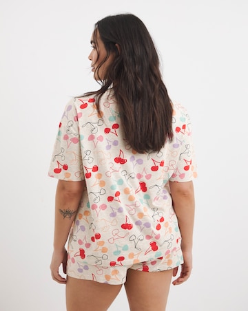 Simply Be Cherry Shortie Set