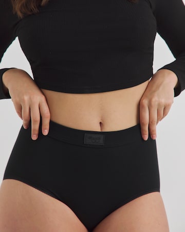Sloggi 2 Pack Cotton Double Comfort Maxi Knickers Black