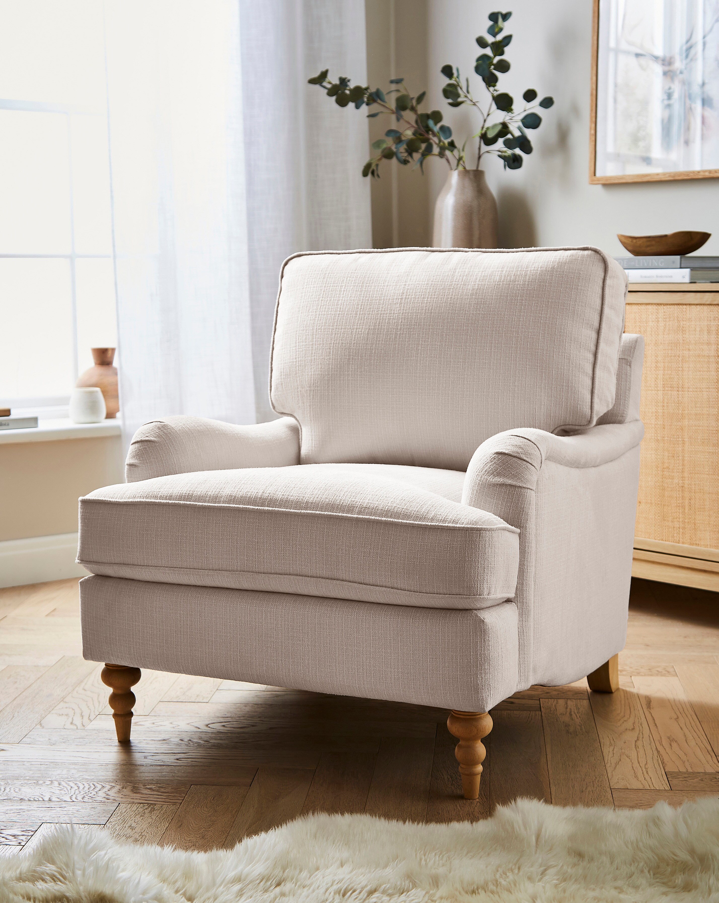 Wisteria Fabric Armchair