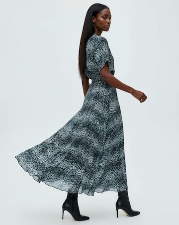 Religion Animal Maxi Wrap Dress