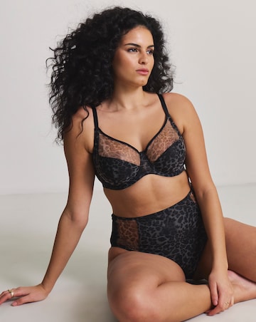 Pretty Secrets (2 Pack) Hannah Heart & Animal Print Full Cup Bras (B-G)