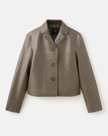 Mango Faux Leather Jacket